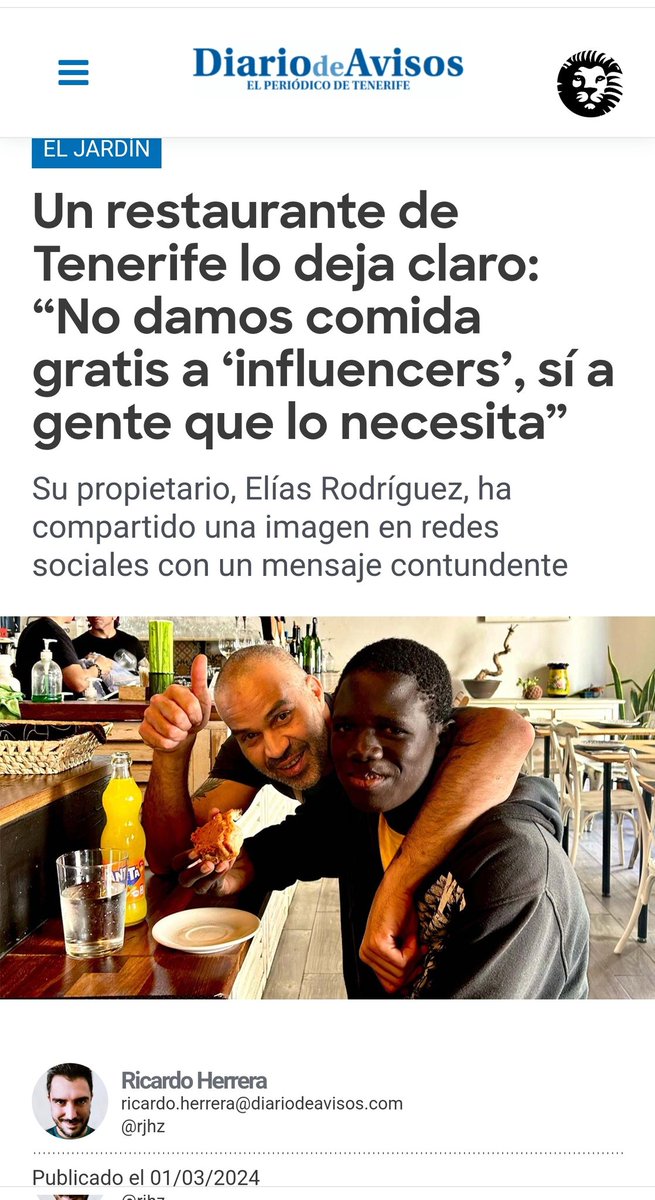 muzeriqui's tweet photo. El Bejeque de llama el restaurante...no da de comer a gorrones que quieren comer por la cara..da de comer al que lo necesita...muy bien por ese restaurante.. https://t.co/FwgTOKwGcx