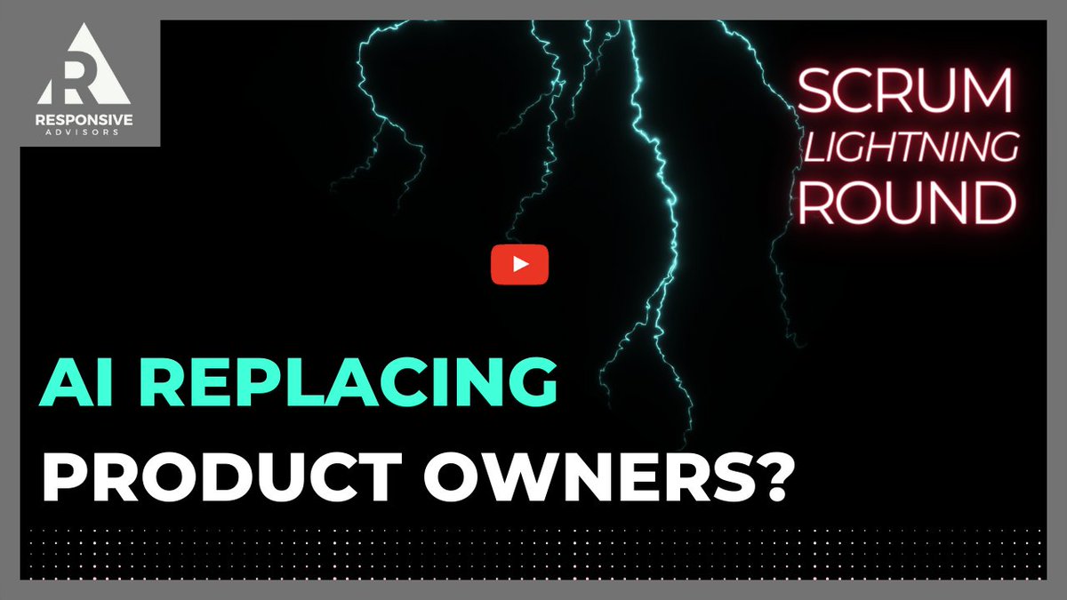 Are we ready for AI to revolutionize our approach, or is there something uniquely human that can't be replaced? In this video, PSTs <a href="/robbpieper/">Robert Pieper</a>, Greg Crown, and @JasonMalmstadt ponder this in relation to the Product Owner. scrum.org/resources/blog… <a href="/gcrownroyal/">Greg Crown</a> #Scrum #ProductOwner