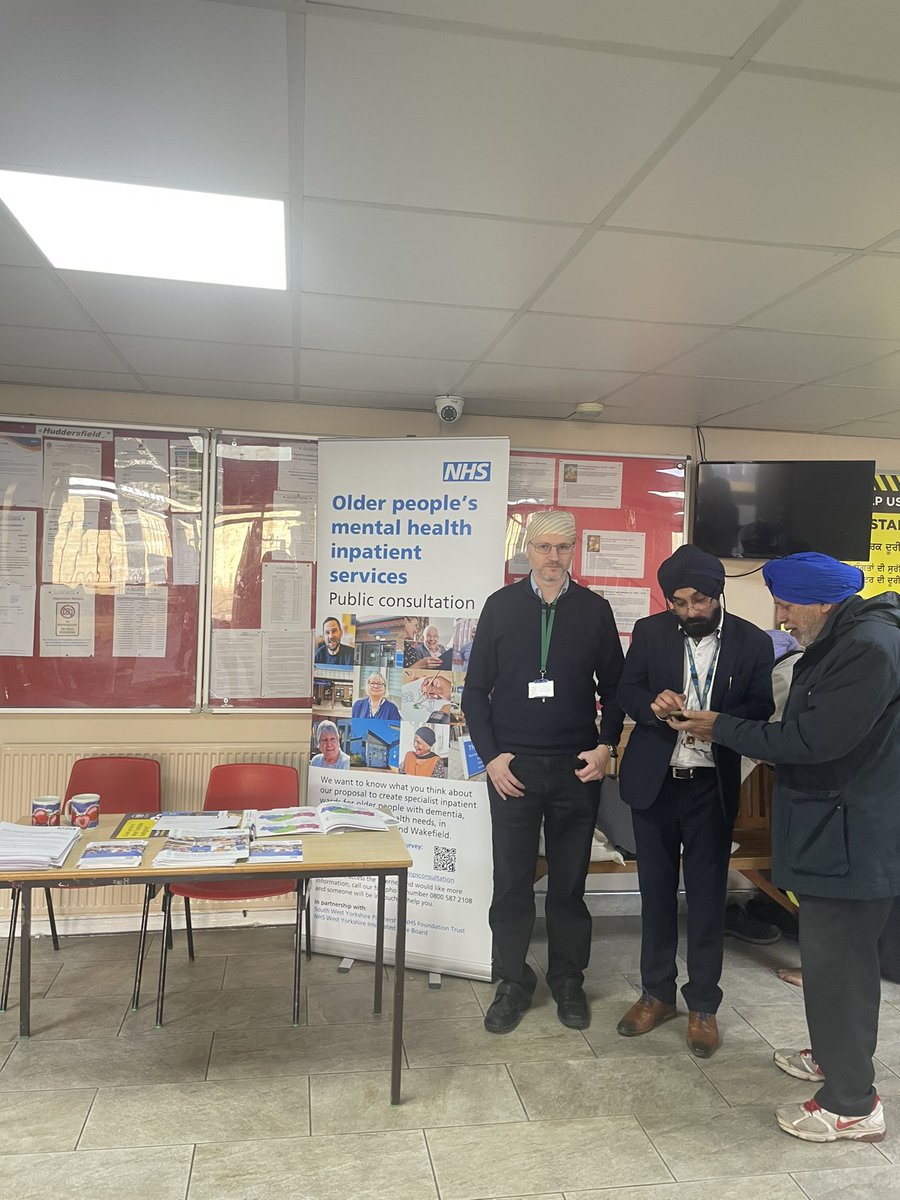 Prof Subha Thiyagesh (@subhathiyagesh) on Twitter photo Thank you <a href="/KapoorMoe/">Mohinder Kapoor</a> <a href="/SharniAthwal/">Sharni Athwal♊</a> and Huddersfield Gurudwara to host the older people’s inpatient transformation stall. Great for Ryan& <a href="/allofusinmind/">SouthWestYorkshire Partnership NHS FoundationTrust</a> to hear the feedback and questions from the community. A warm chai, delicious pakoras and jilebi sweets always help too ☺️🙏🏽 Thank you <a href="/KapoorMoe/">Mohinder Kapoor</a> <a href="/SharniAthwal/">Sharni Athwal♊</a> and Huddersfield Gurudwara to host the older people’s inpatient transformation stall. Great for Ryan& <a href="/allofusinmind/">SouthWestYorkshire Partnership NHS FoundationTrust</a> to hear the feedback and questions from the community. A warm chai, delicious pakoras and jilebi sweets always help too ☺️🙏🏽