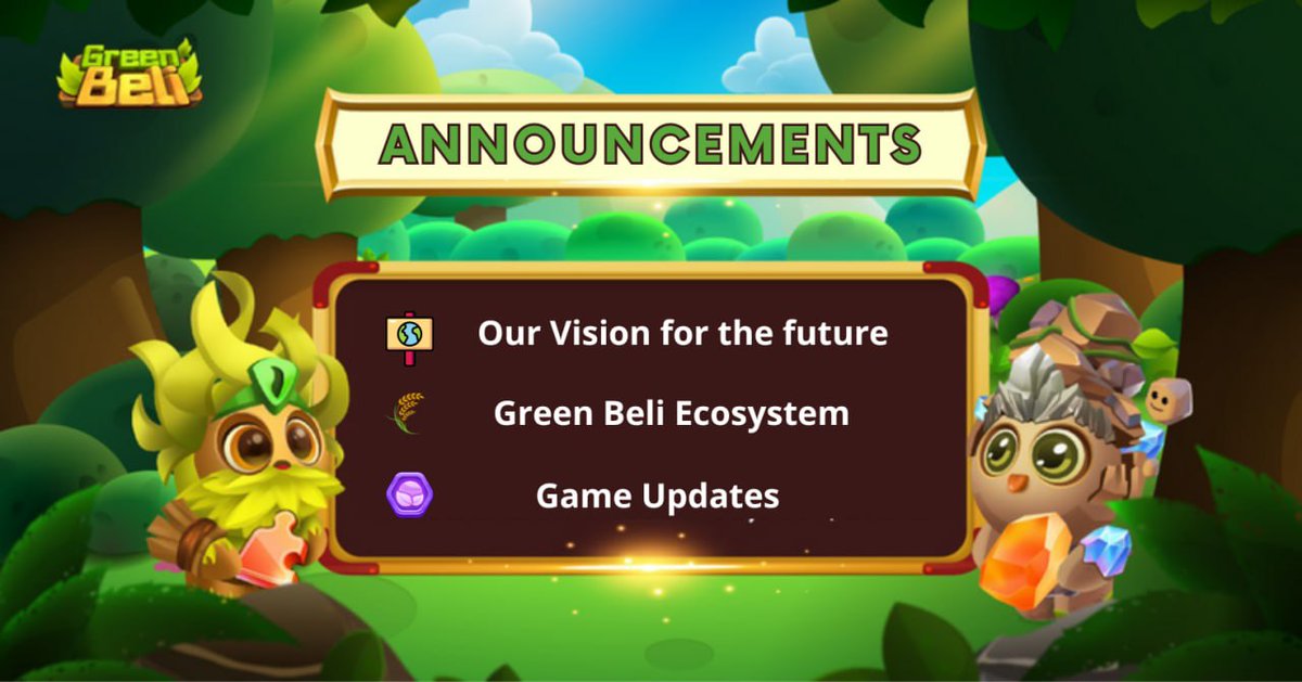 🔥 IMPORTANT ANNOUNCEMENTS 🔥 1/5: Temporarily suspend the game for upgrades and enhancements GreenBeli will undergo a temporary suspension to address technical issues and implement improvements, ensuring a more fulfilling gaming experience for our users.