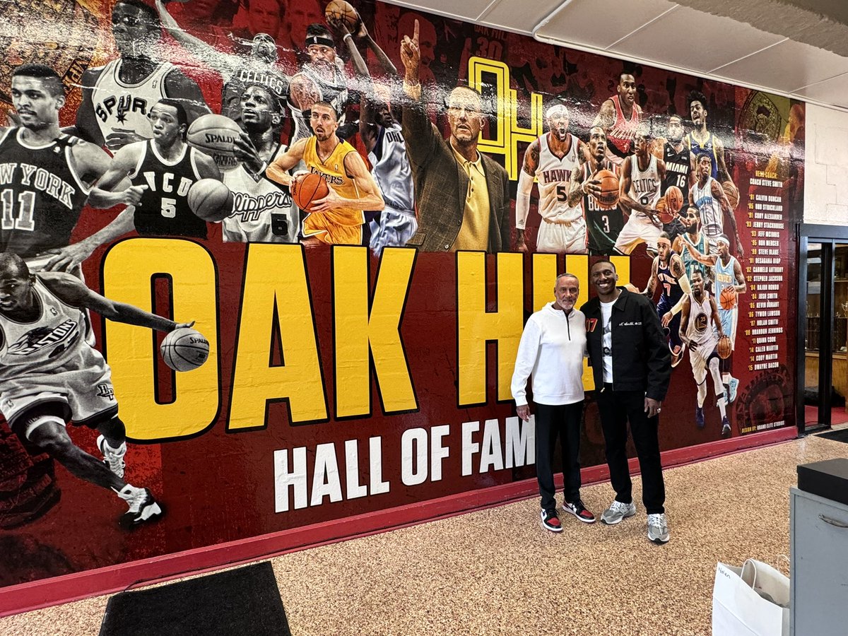 Official : Oak Hill Hall of Famer!! Love to my coach @OHACoachSmith !
