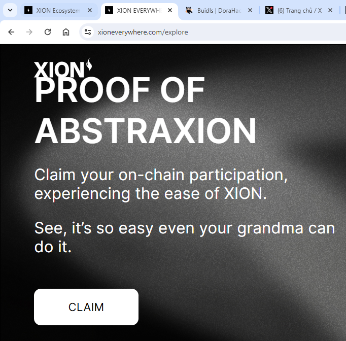 take it 
#XionEverywhere