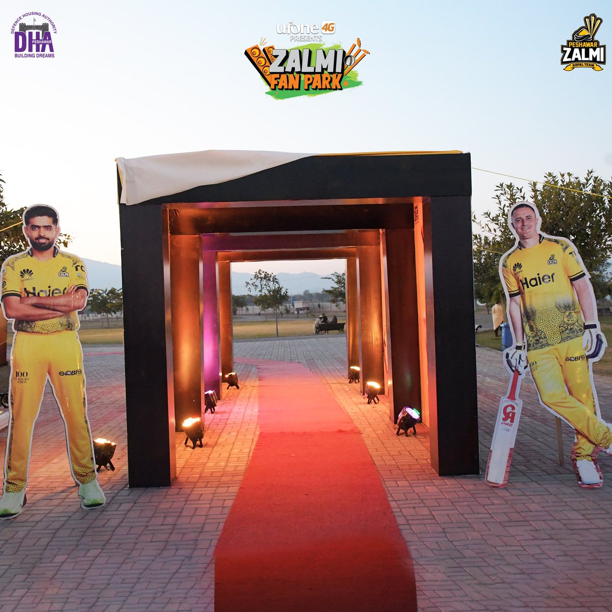 All set for the live screening of Peshawar Zalmi 🆚 Islamabad at the <a href="/Ufone/">Ufone 5G</a> 4G Presents #ZalmiFanPark 💛⚡

Drop a comment 👇 and tag your game day squad for tomorrow's exciting match ‼️

#Zalmi #ZalmiYama #YellowStorm #HBLPSL9 #KhyberEdition #Ufone4G
#DataBohhaaatHai