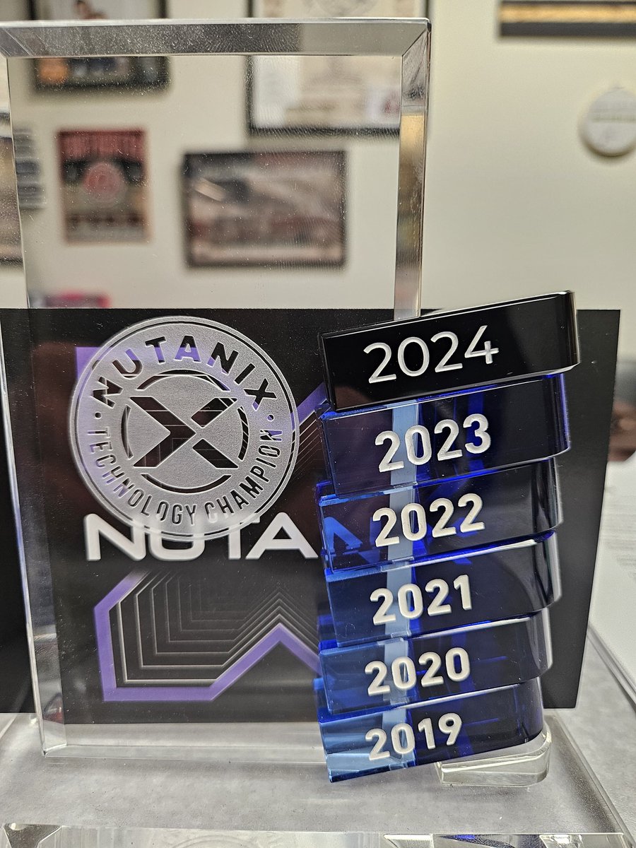 Once again honored to be a <a href="/nutanix/">Nutanix Inc.</a> Technology Champion!
next.nutanix.com/community-blog…