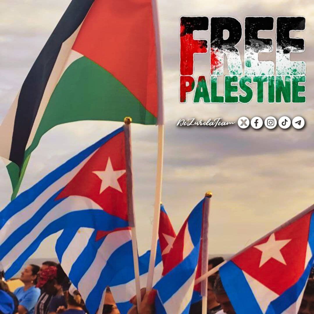 ¡Desde Cuba, reclamamos que se detenga la barbarie! ¡El genocidio contra el pueblo palestino debe cesar! 
#FreePalestine