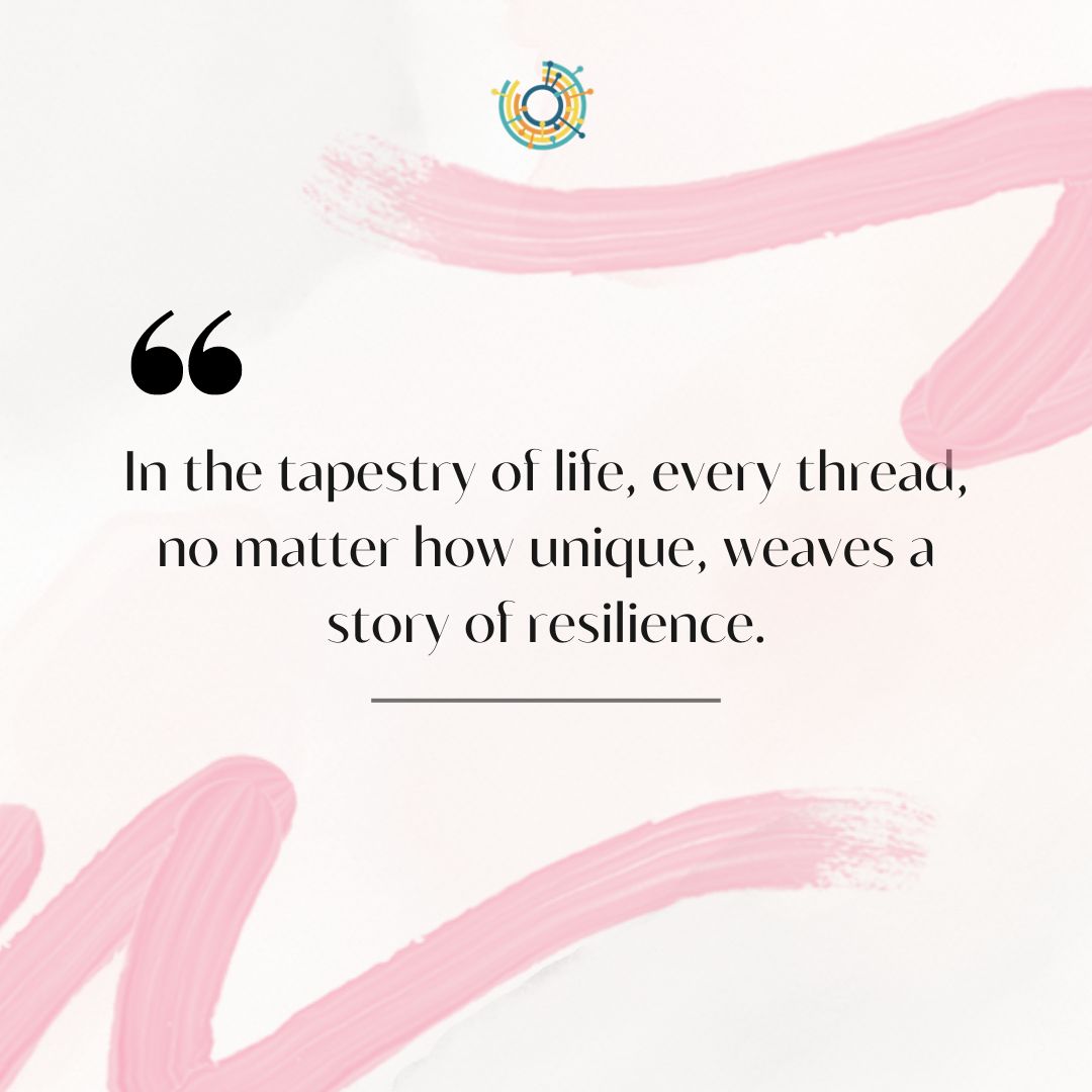 Every thread in life's tapestry tells a story of resilience. 🌟💫
.
.
.
#ResilientJourney #InspirationEverywhere #StrengthInDiversity #EmbraceResilience #Optonome #NurseInspiration #MotivateOthers #Empowerment #SpreadPositivity #LifeStories #WeAreInThisTogether #SupportSystem