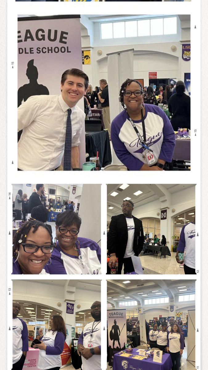 The @TeagueMS_AISD Trojan hiring team did a great job at the @AldineISD job fair. Thank you @brokerbrhymes for taking the lead to support our team.