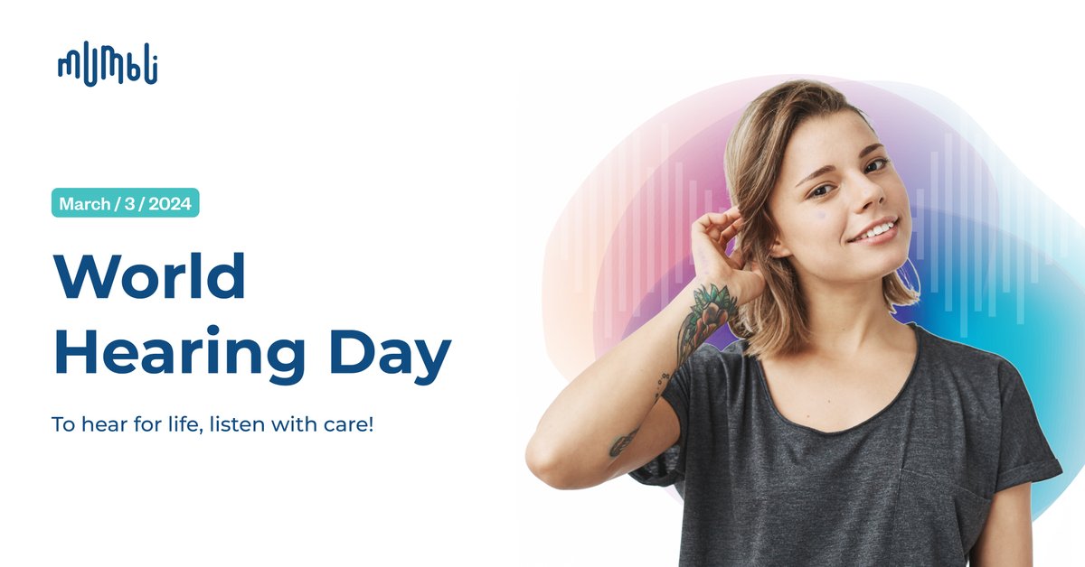 tomumbli's tweet photo. 🌍👂 Today, on World Hearing Day, 
we join the global effort to raise awareness about hearing health and the impact of noise pollution. 

Let's work together to create a world where everyone can hear and enjoy the sounds around them!
 
#WorldHearingDay #HearingHealth #Mumbli https://t.co/RxbwJpvqaI