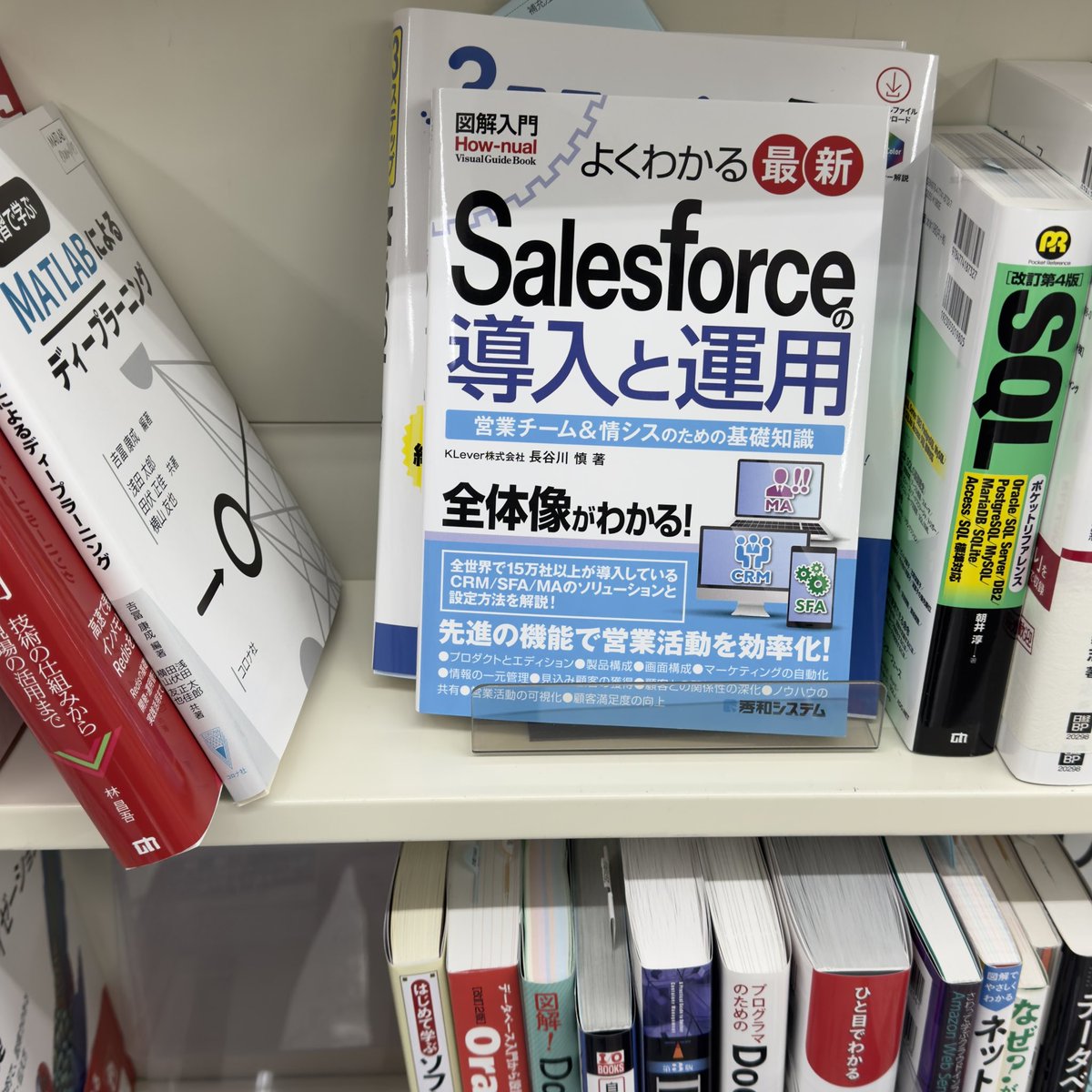 発見！
よくわかる最新のSalesforceの導入と運用。
happy.klever.jp/sfbook