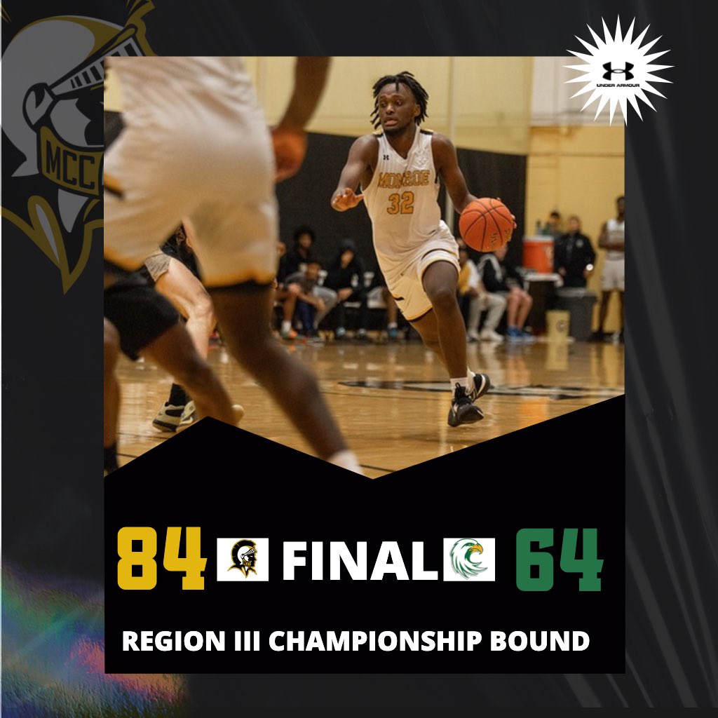 MCCTribunes's tweet photo. 🚨 CHAMPIONSHIP BOUND 🚨
The #1 Tribs are on their way to the Region III Davison II Championship to take on the #3 Kats of Erie CC
Tip off is set for 1 PM 🏀
#GoTribs⚔️ https://t.co/l85gPm1RyN