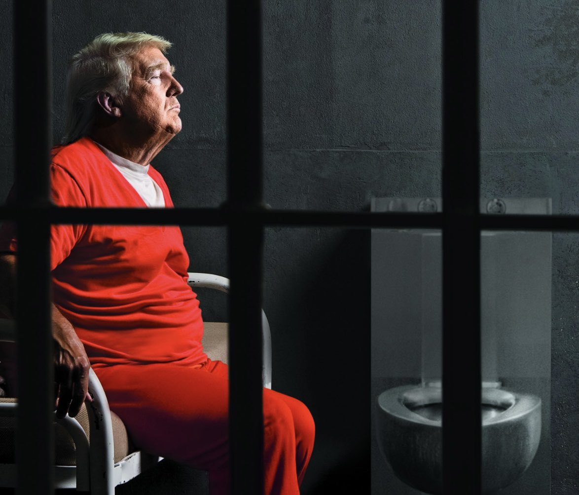 joncoopertweets's tweet photo. The ONLY reason why Trump is running for president is that he’s desperately trying to avoid prison. Pass it on. https://t.co/1mLkIVr0WF
