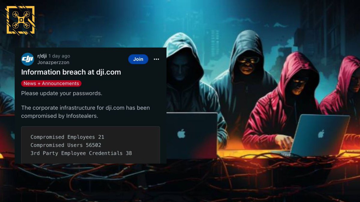 Quadro_News's tweet image. Hacker group Mogilevich claims to have hacked into DJI&apos;s database, with the leaked data including personal information of customers and details of private projects. This is reported by @d0tslash.
#dji