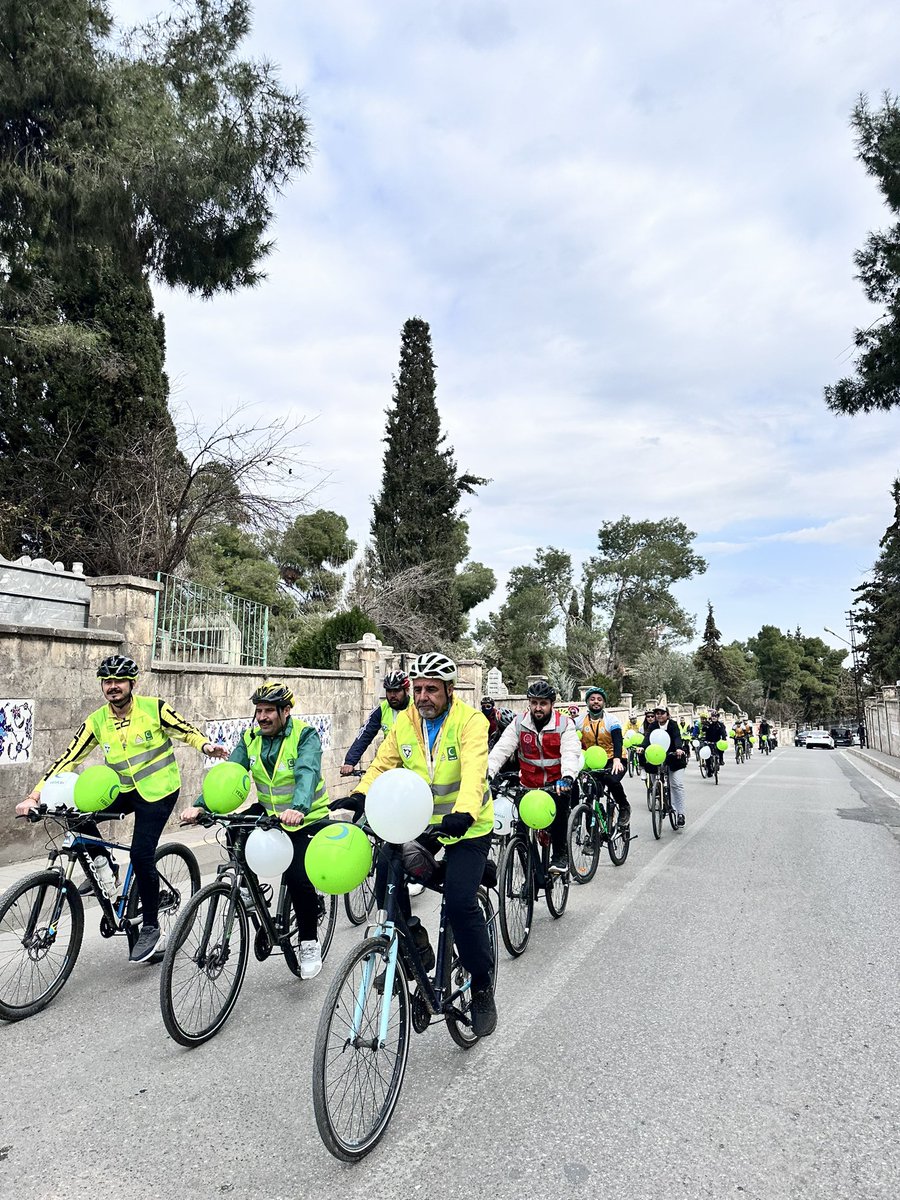 Yeşilay Şanlıurfa şubesi ile birlikte düzenlediğimiz bisiklet turumuz. @YesilayUrfa @hasansildak @Aziz_Ciftci63