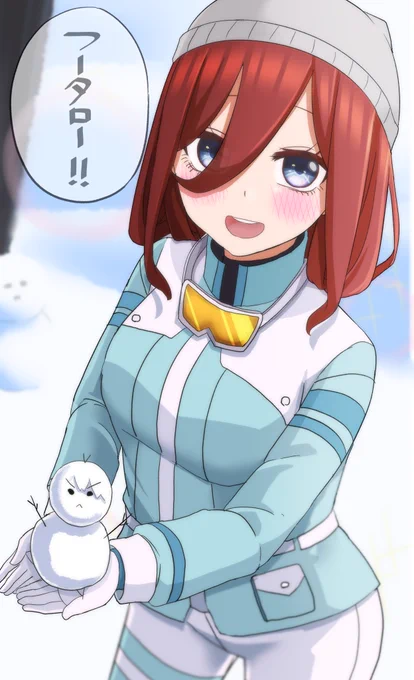 雪三玖#五等分の花嫁 中野三玖 