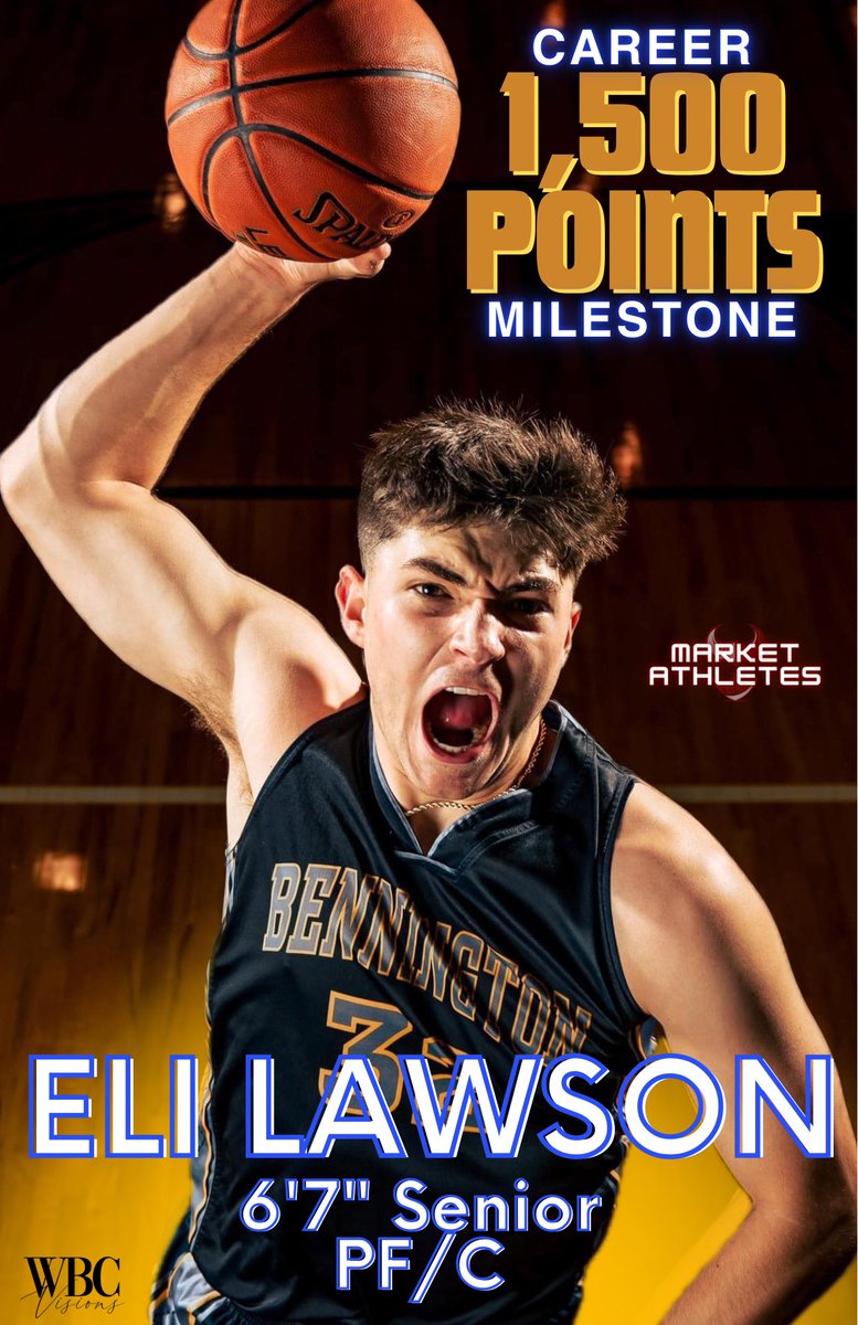 Congratulations to the Bennington Big <a href="/EliLawson23/">Eli Lawson</a> for hitting the 1,500 career points milestone this past week. What a career for the <a href="/fhsutigerhoops/">Tiger Hoops</a> commit! #Legendary 

<a href="/sportsinkansas/">Sports in Kansas</a> <a href="/VypeKS/">VYPE Kansas</a> @BHSHOOPS2023 <a href="/KSTeam2024/">Kansas Team 2024</a> <a href="/NXTPROKS/">NXTPRO Kansas</a> <a href="/PrepHoopsKS/">Prep Hoops Kansas</a> <a href="/RL_HoopsKS/">RecruitLook Hoops Kansas</a>