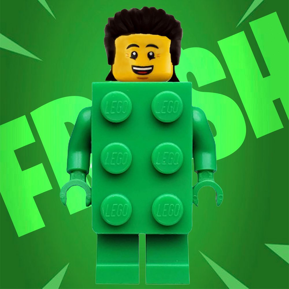 Just got sent my LEGO Fortnite skin 😍 epic asked me to get some feedback