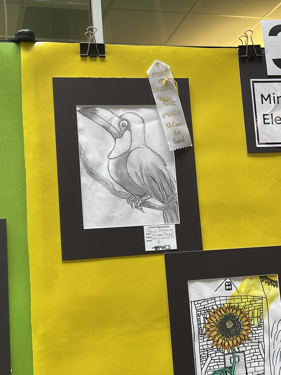 It’s Youth Art Month! Loved seeing our students at the 53rd Annual @PWCSNews All County Elementary Fine Arts Festival