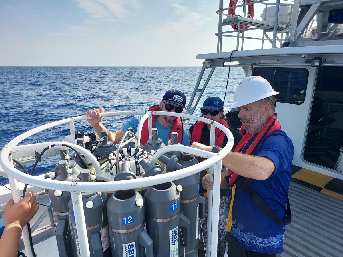 Working with biological #oceanographers is a great experience! Investigating coral resilience in the #RedSea from a holistic perspective offers insights that broaden my understanding of the diverse scales at which corals operate 🌊🐠   <a href="/MikeD_Fox/">Mike Fox</a> <a href="/KaustResearch/">KAUST Research</a>