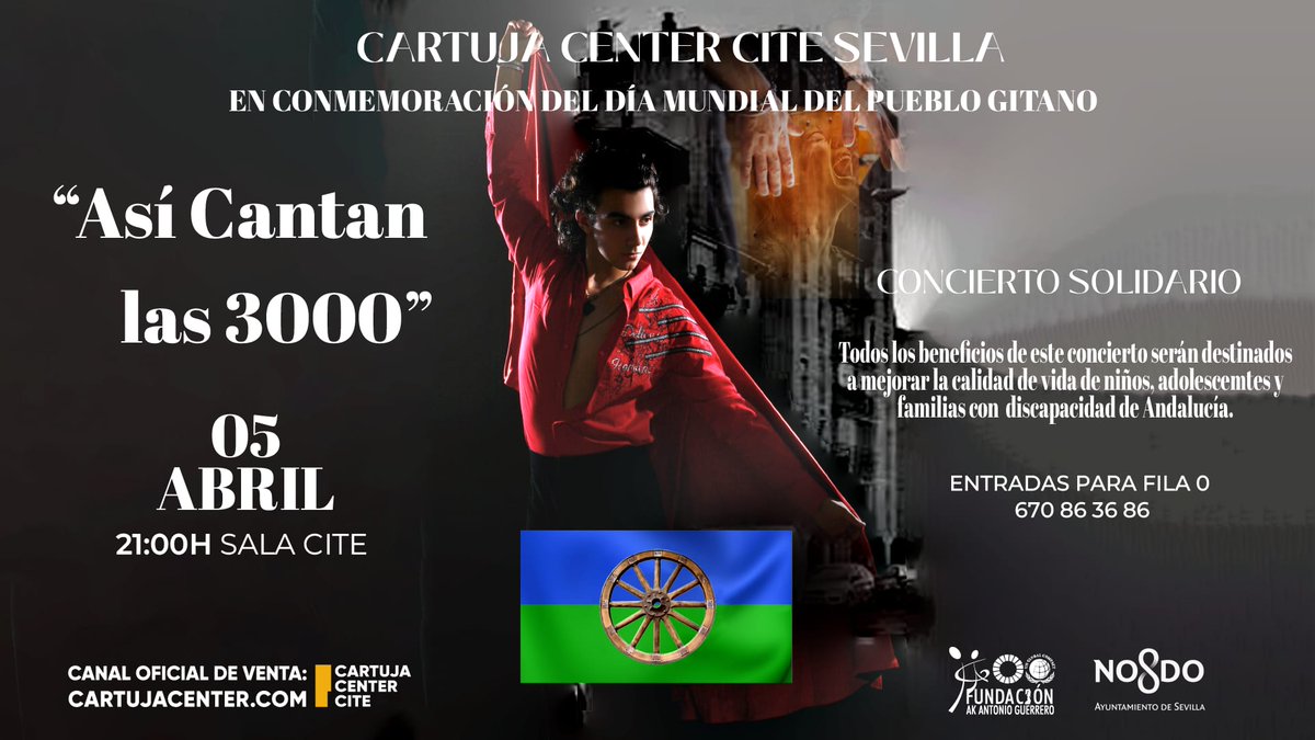cartujacenter.com/show/asi-canta… 
Artistas consagrados de las 3000 viviendas celebrando el DIA MUNDIAL DEL PUEBLO GITANO
<a href="/jlsanzalcalde/">José Luis Sanz</a> <a href="/ppepelusev/">jlgm</a> <a href="/SilviaHeredia/">Silvia Heredia</a> @PedroJGarciaPa <a href="/AndaluciaJunta/">Junta de Andalucía</a> <a href="/EducaAnd/">Consejería Desarrollo Educativo y FP</a> <a href="/IgualdadAND/">Inclusión Social, Juventud, Familias e Igualdad</a> <a href="/JuanMa_Moreno/">Juanma Moreno</a> <a href="/loleslopez/">Loles López</a> <a href="/minervasalaslop/">Minerva Salas</a> <a href="/SomosFundMAS/">Fundación MAS</a> <a href="/PacoOlivaUPO/">Paco Oliva</a>