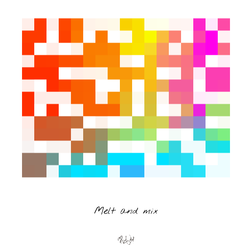 RisaVot's tweet photo. 03032024: Melt and mix
#MinimalDatePixels #NFT #NFTartworks #NFTCommunity #daily #curate  #abstractartwork #minimalartwork https://t.co/oG0U7rBrCs