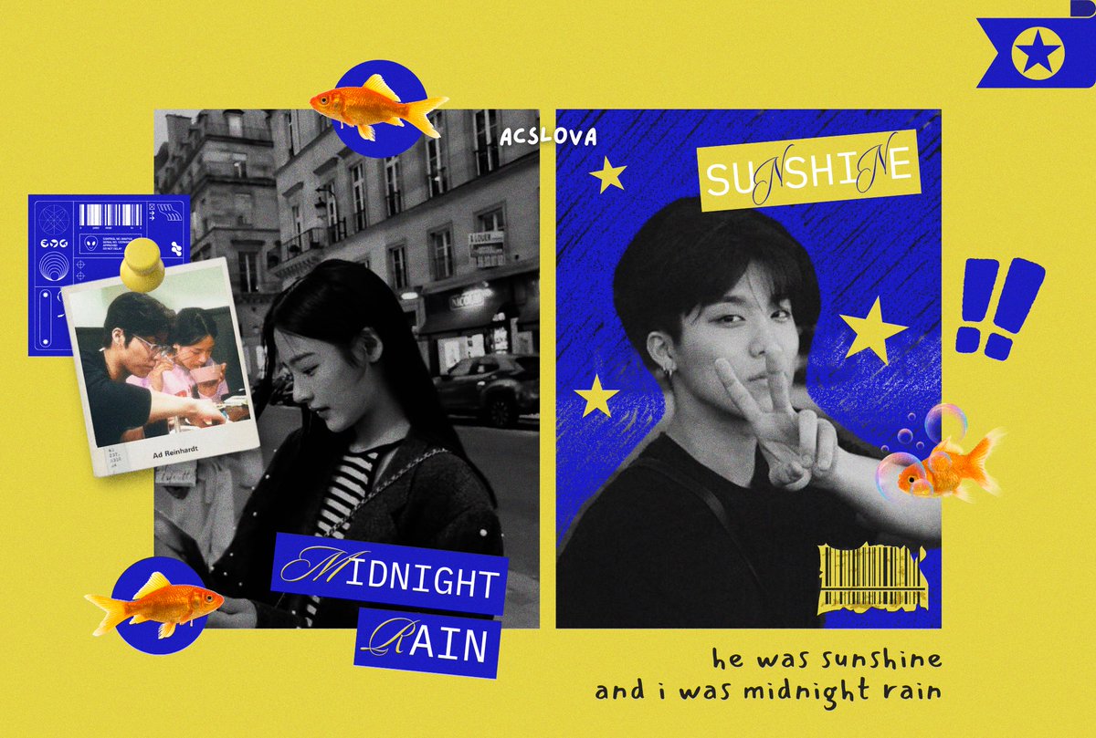 𝓢unshine & 𝓜idnight 𝓡ain
(starring keemal and sherin)

#wolfiebear super short au,
authored by acslova ✪