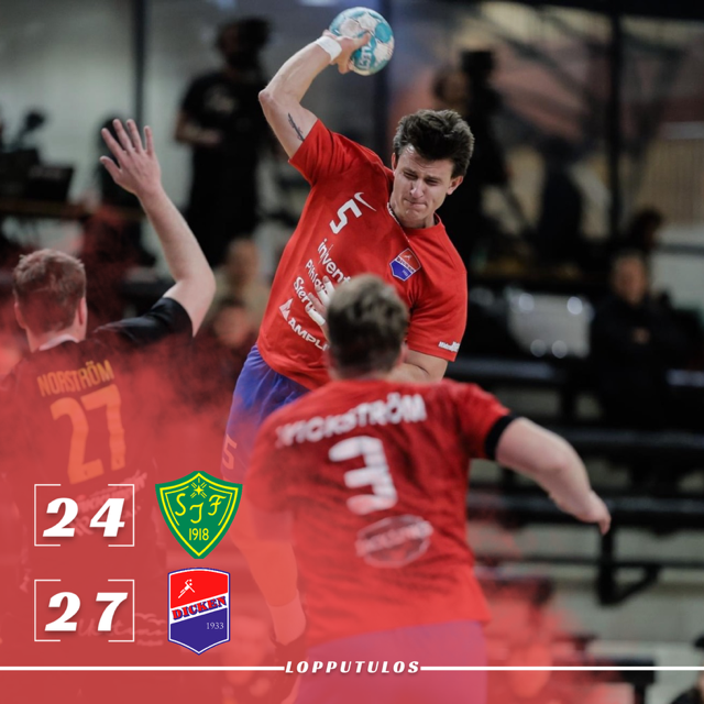 Jatkosarjan voitto varmistui Siuntiossa! dicken.fi/index.php/herr… #käsipallo #handboll