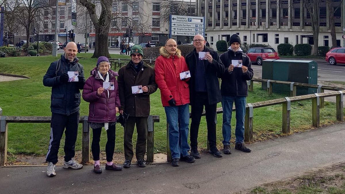 Great support for leafleting in Florence Park today. Thanks to all involved! 😊 Still time for some door knocking this afternoon….😅