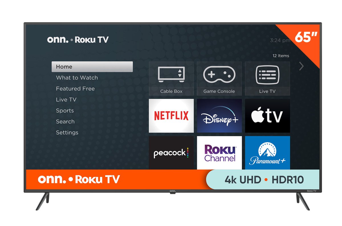 DailyDealScore's tweet photo. 65" 4K Smart TV Under $300!!
65โ Class 4K UHD (2160P) LED Roku Smart TV HDR
Online at Walmart (ad): https://t.co/k5i4A7DJP7
#deals #tvstreaming #Roku #couponcommunity #dealscommunity #dealoftheday #TechDeal https://t.co/e1fa5LNKIW