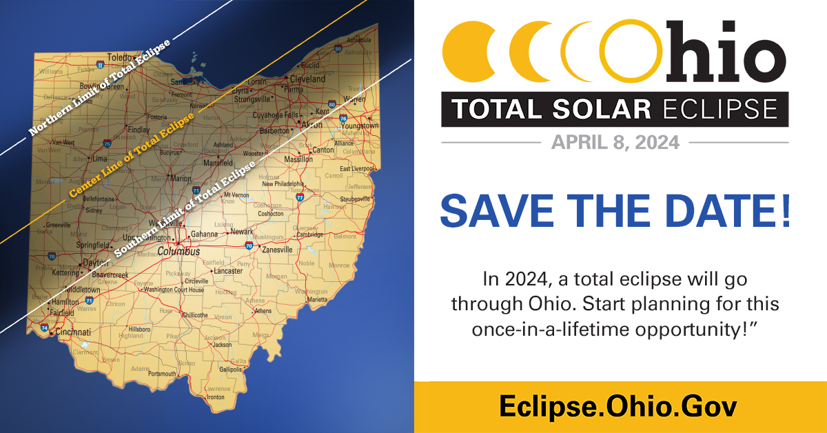 MORPC's tweet photo. Be prepared for the total solar eclipse! Understand that your travel home may be impacted by heavy traffic or involve a detour. Plan ahead and pack your vehicle with the needs of everyone travelling with you. Learn more at https://t.co/2EA4cR0x88 #SolarEclipse #OhioEclipse https://t.co/Bg8CtVVLfz