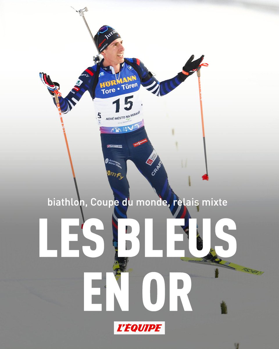 Les Bleus s'adjugent le dernier relais mixte de la saison ! ow.ly/kOl850QKqp3 #lequipeBIATHLON