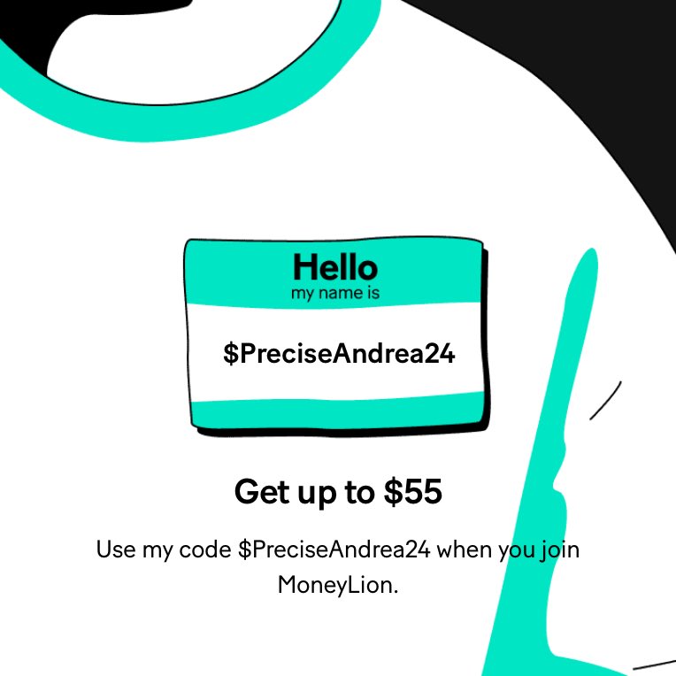 Get up to $55! Use my code $PreciseAndrea24 when you join MoneyLion. mlion.us/$PreciseAndrea…