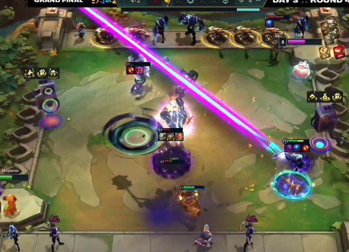 Ziziziziie's tweet image. Nem toda Lux, mas sempre uma Lux errando a ult #MundialTFT