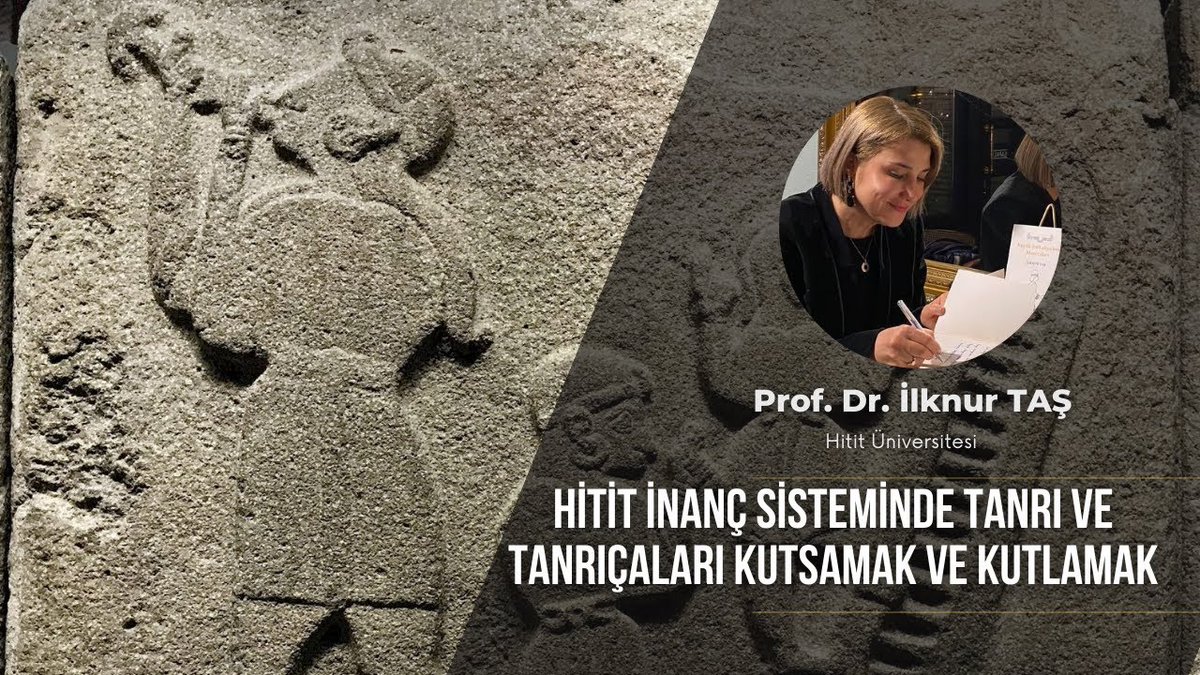 Prof. Dr. İlknur Taş ile gerçekleştirdiğimiz “Hitit İnanç Sisteminde Tanrı ve Tanrıçaları Kutsamak ve Kutlamak” semineri YouTube kanalımıza yüklenmiştir. 🔗youtu.be/ieOdOOZoTUE