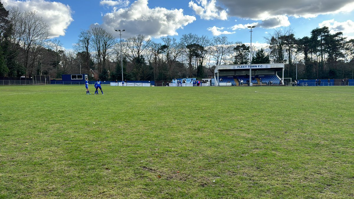 HT” Fleet 0-2 Eversley 

Dominating first half from the ladies really taking off from our game last Sunday
