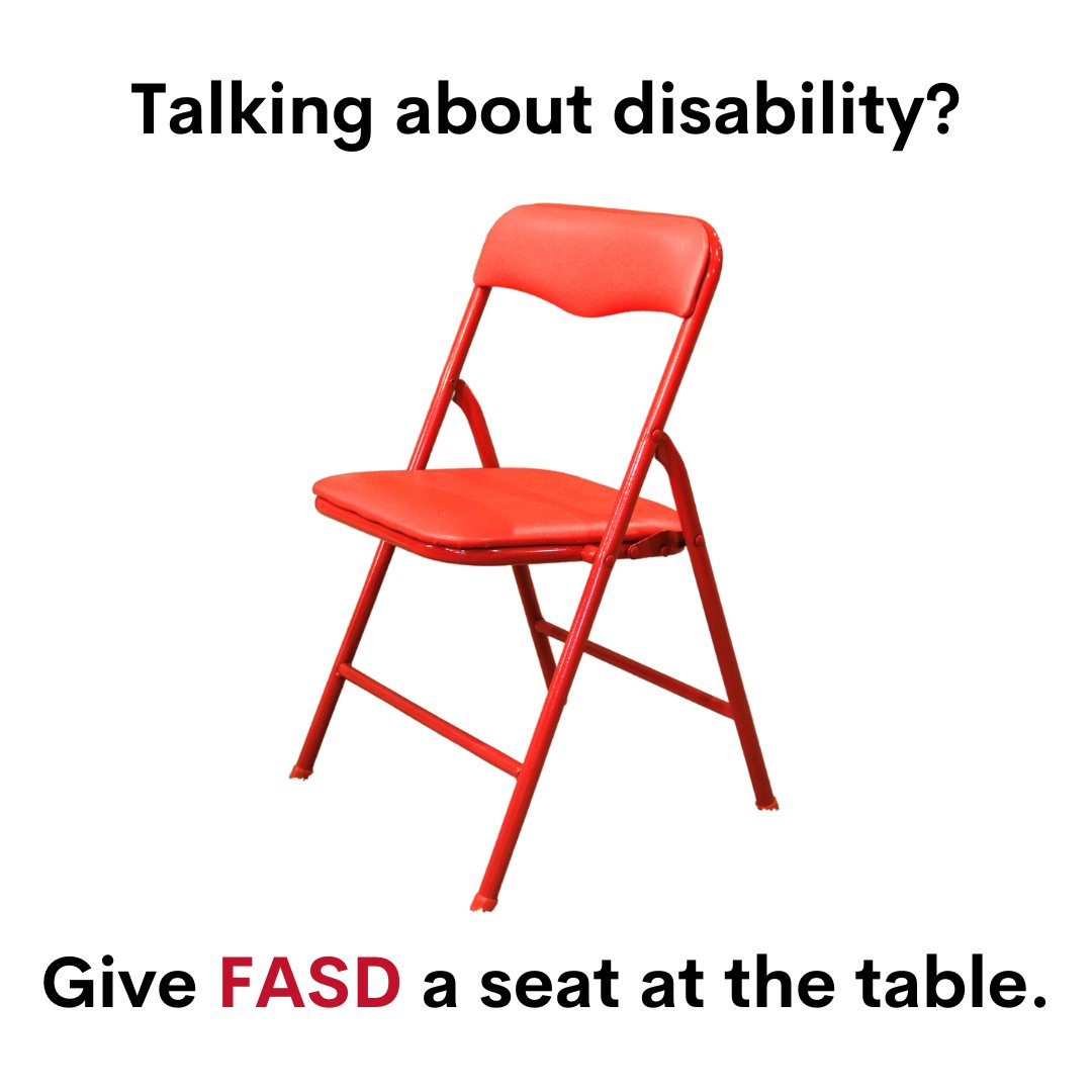 Give FASD a seat at the table. Empowering voices and breaking stigma– FASD is more than a diagnosis, it's a journey of resilience and strength. Let's raise awareness and advocate for disability inclusivity 💙 fasdunited.org/give-fasd-a-se…