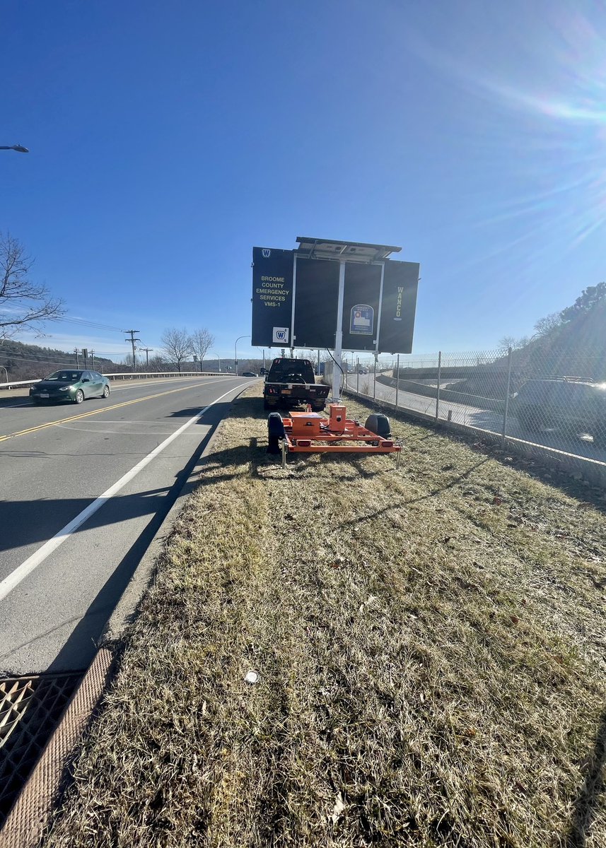 BroomeEmergency's tweet photo. Our OES Emergency Management Team was working hard this week to deploy safety equipment for the Hillcrest Saint Patrick’s Day Parade! 
#BCOES #EmergencyServices https://t.co/wzo812UaKX