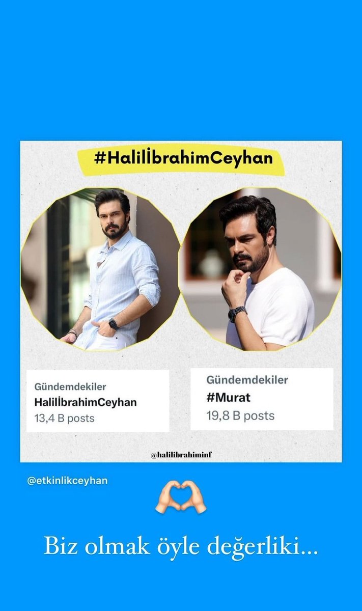 Her zaman biz olmak yolunda inşallah Can adam 🙏 Sevdiğimizi ve Sevildiğimizi bilmek de çok değerli ♾ @halilibrahimin #HalilİbrahimCeyhan