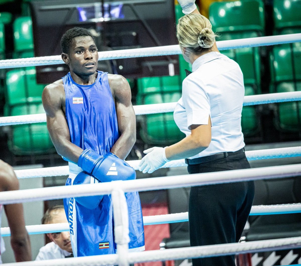 🇺🇬In a surprising turn of events at the Olympic qualifiers, Mawanda Shafick (52Kgs) experienced an unexpected setback as he lost by walkover against Teo Wei Xuan of Singapore 🇸🇬