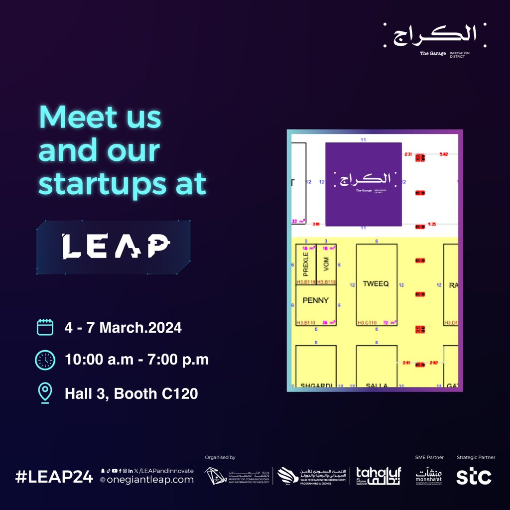 Our team and startups will be waiting for you at #LEAP24 @leapandinnovate Don’t miss out!
