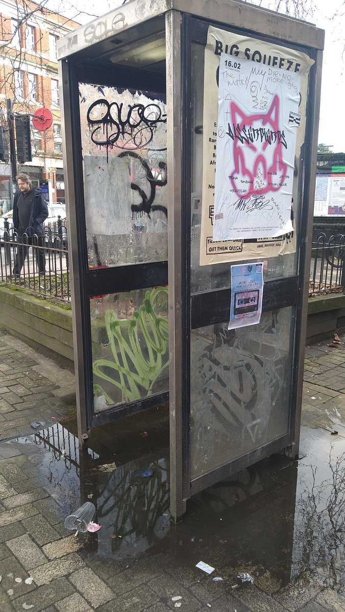 @bt_uk @BTCare Cambridge Heath Rd Station. The phone box resembles something out of a 3rd world slum. Only used by addicts. Have it cleaned up ASAP please.