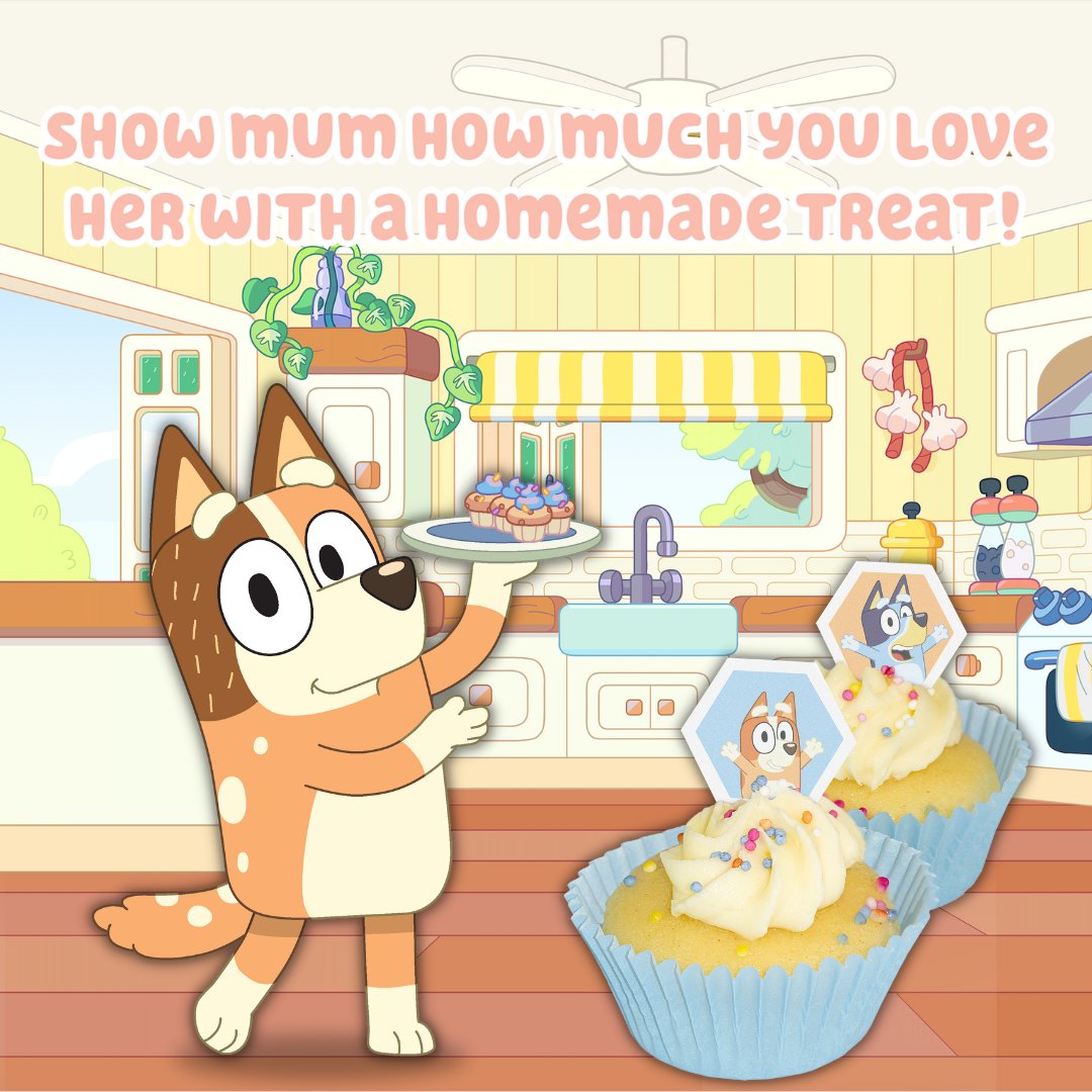 💖🧁 Treat mum/your mother figure to a sweet surprise this Mother's Day with our adorable Bluey Cupcake Kit! 🐶💐

Make her day extra special with cupcakes inspired by the lovable Bluey and her family 🍰👩‍👧‍👦

#Bluey #MothersDay ##mothersdaygift #toddleractivities #bakingwithkids