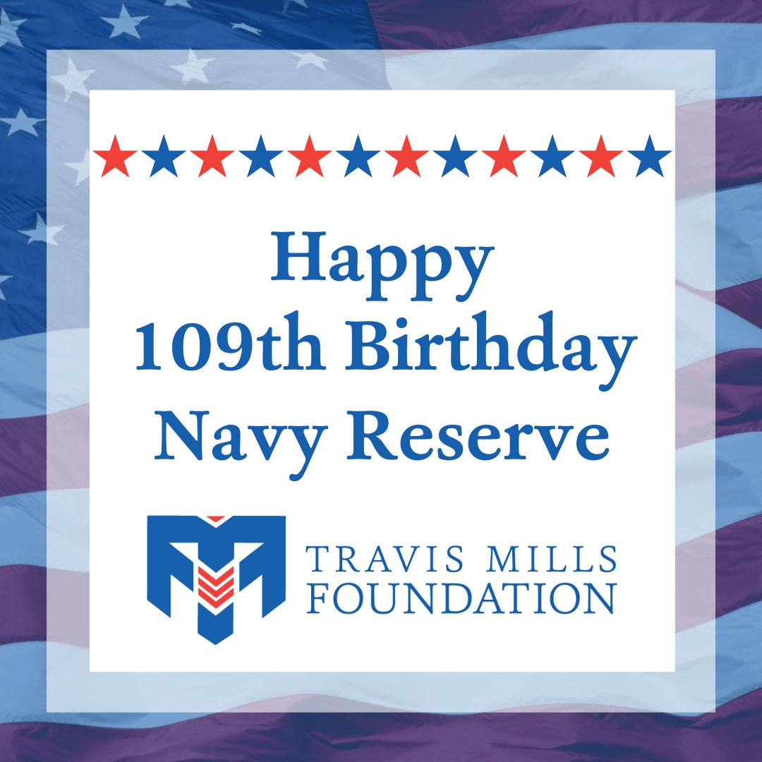 Happy 109th birthday to the U.S. Navy Reserve! We salute the brave men and women who serve our country with unwavering dedication and valor. Your commitment to protecting our freedoms inspires us all. ⚓️

#TMFVetRetreat #navyreserve #happybirthday #birthday #militarybirthday