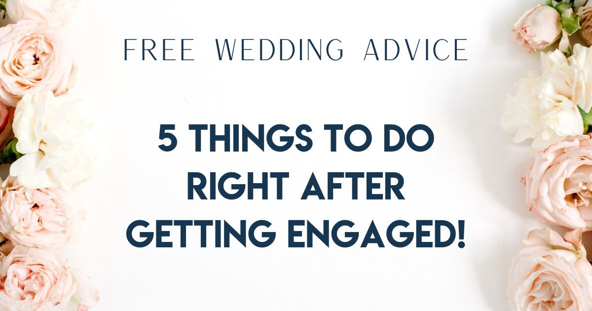 💍 𝗛𝗮𝘃𝗲 𝘆𝗼𝘂 𝗷𝘂𝘀𝘁 𝗴𝗼𝘁 𝗲𝗻𝗴𝗮𝗴𝗲𝗱? 🎉 You're about to embark on one of the most exciting and memorable journeys of your life. There's much to do to prepare for the big day. In my latest wedding advice series, I go through the five things… go.srw.link/T3YHw3