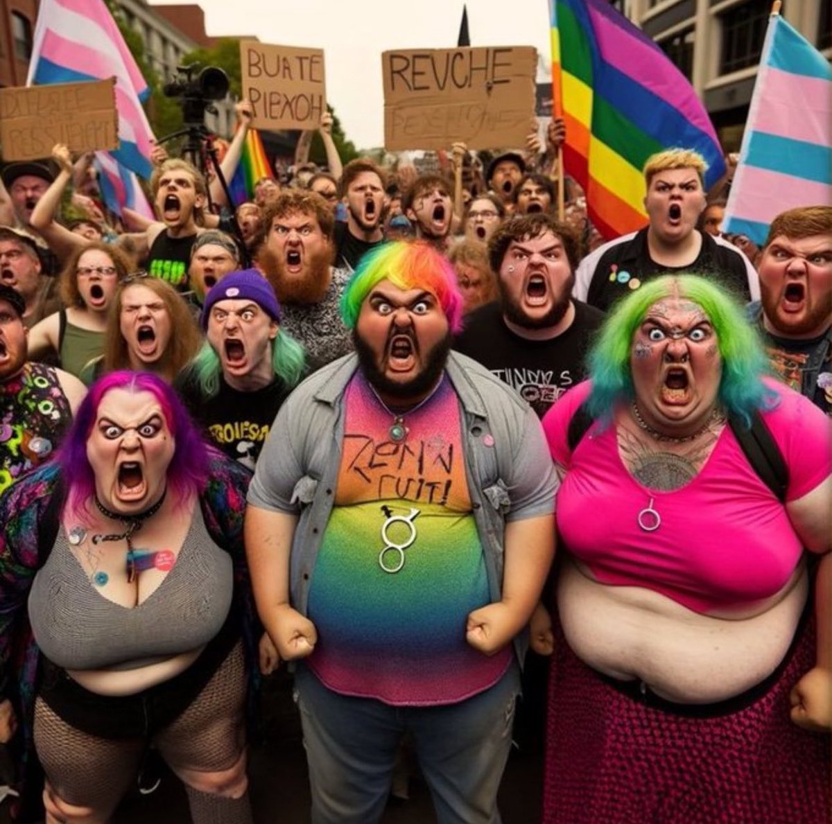 GuntherEagleman's tweet image. The Democrat Party in 1 picture.