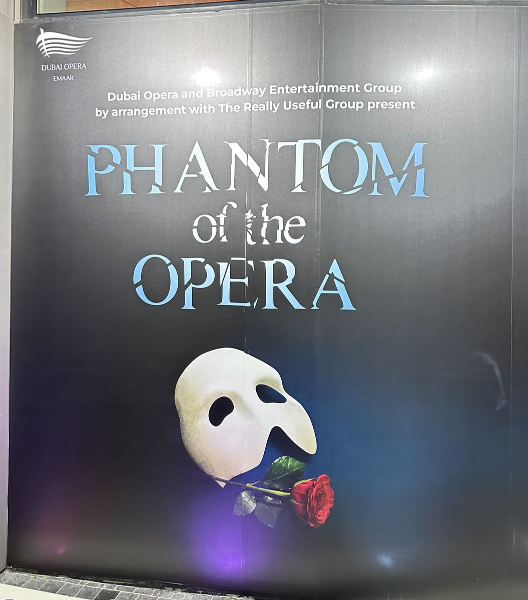 SaniaAAnsari's tweet photo. “Phantom of Opera” was really good. Although I think I have to go to a few operas to build my appetite for operas. ☺️
#SaniaAAnsari #AnsariGroup #ansarifoundation #UAE #dubaiopera #phantomofopera #Blessed #WonderWoman #Queen
https://t.co/GObtbGc6SH
https://t.co/a8qdtB1Vn8 https://t.co/0I4CoZpk7i