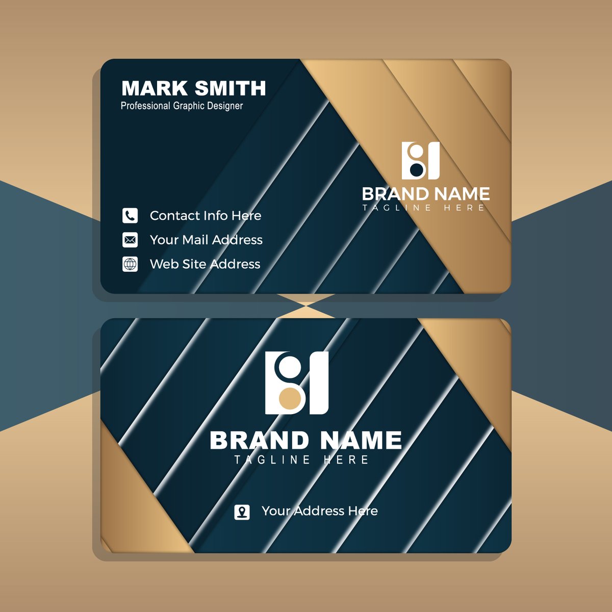 Pixel4bytes's tweet image. A Business Card is a compact tool for sharing contact info. The gradient golden color on your card adds a touch of luxury and sophistication, making a strong first impression. #BusinessCard #GoldenGradient #hireme #GraphicDesign #remotework #remotejobs