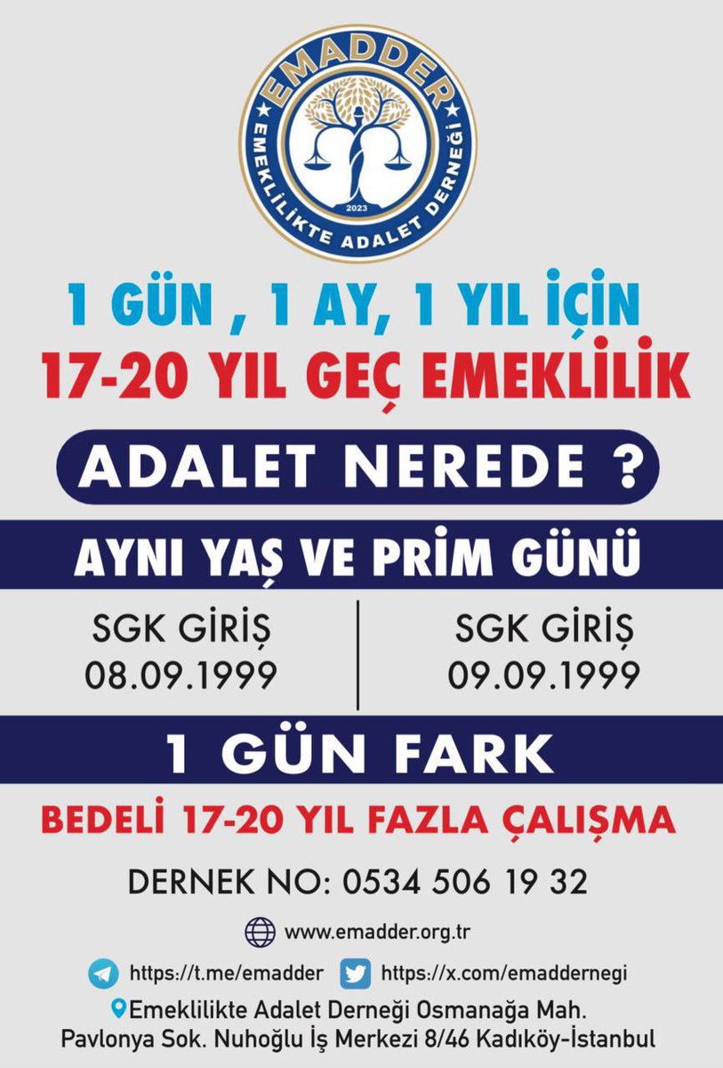 Geriye dönük tüm EYT yasa kapsamı toplamında emeklilik yaş ortalaması 49,5tur 2023te Çıkarılan yasa ile emekli olanların ortalaması 44,5 yaş civarıdır Yani EYTli olup yasa öncesi yaşını bekleyerek emekli olanlar üzerinden yaş ortalaması hesabı algıdır #AllahBüyüktürSnIşıkhan