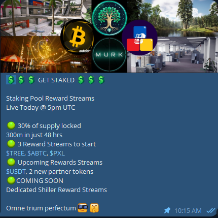 USDTreeBSC's tweet photo. 💰💰💰 GET STAKED 💰💰💰 https://t.co/A38JVAl5hi