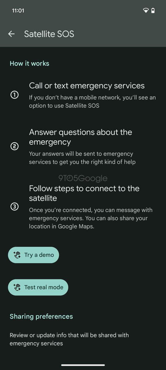 drbeel_techno's tweet image. #Google
ميزة رسائل الاستغاثة من خلال الأقمار الصناعية #SatelliteSOS قادمة قريبا لهواتف جوجل بكسل #GooglePixel