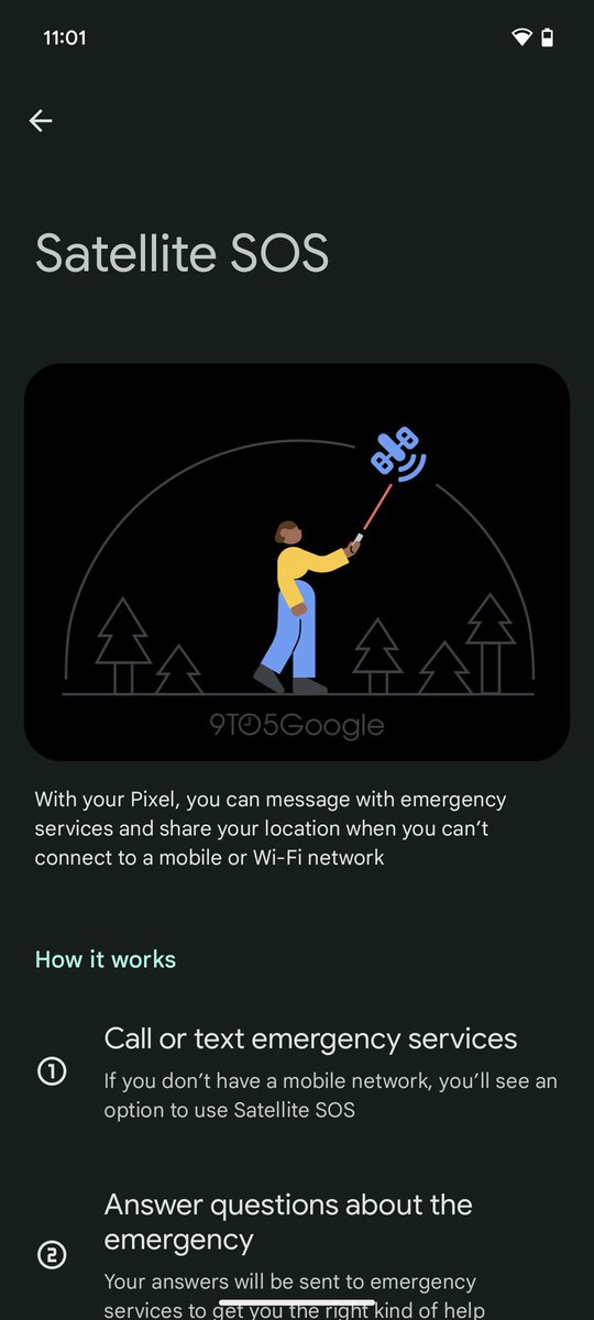 drbeel_techno's tweet image. #Google
ميزة رسائل الاستغاثة من خلال الأقمار الصناعية #SatelliteSOS قادمة قريبا لهواتف جوجل بكسل #GooglePixel